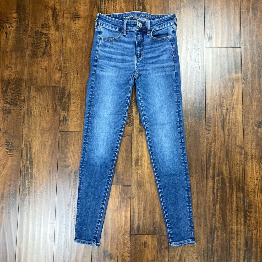 AMERICAN EAGLE AEO Women’s Jeans Hi-Rise Jegging Stretch Size 2 Reg